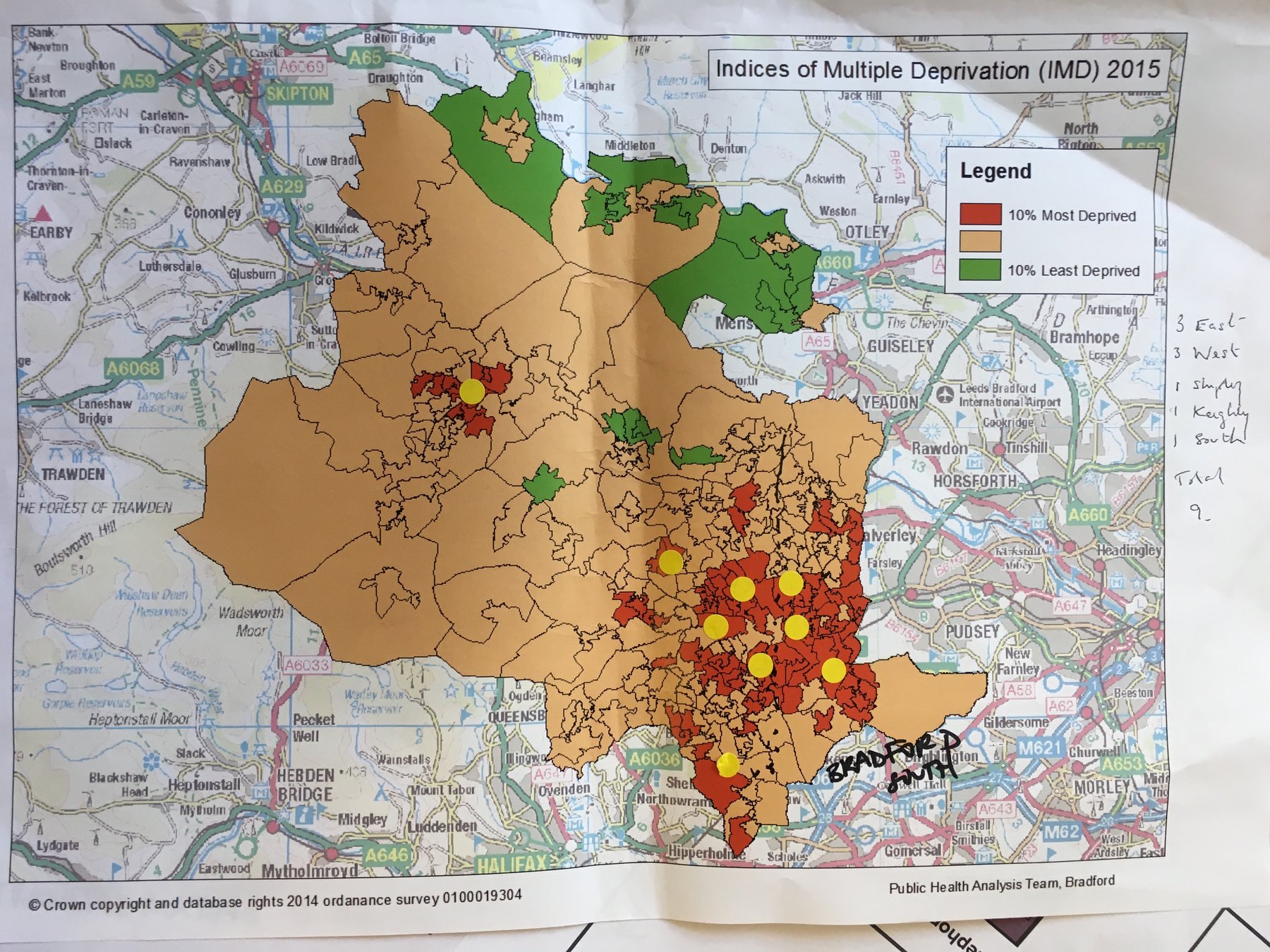 Locating bases against deprivation data