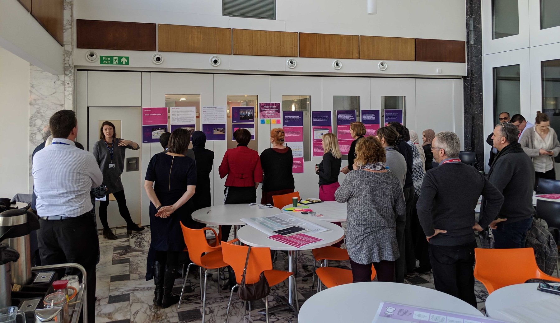 Show and tell — sharing progress with council and VCS staff